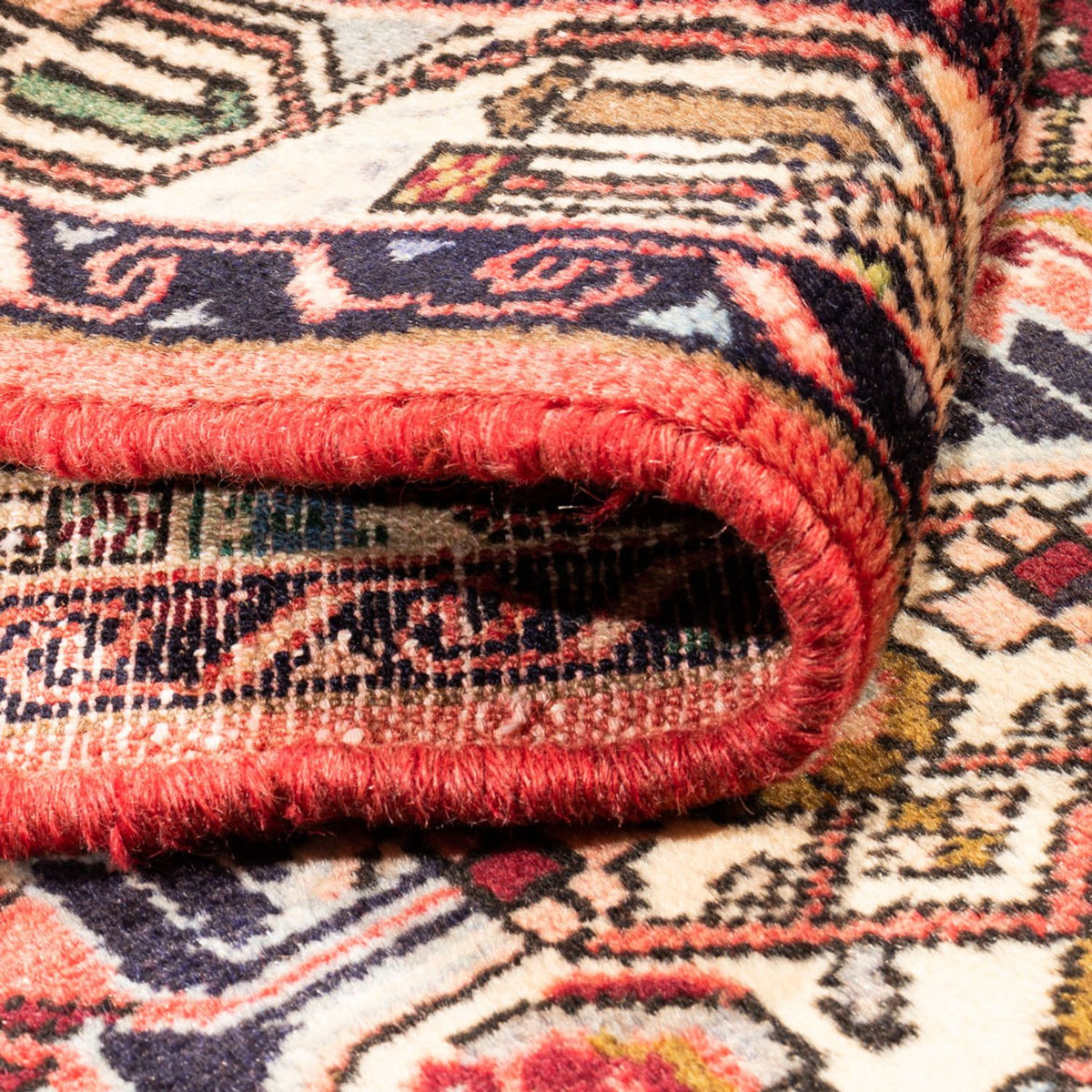 Tapis de couloir Tapis persan - Nomadic - 312 x 78 cm - rouge