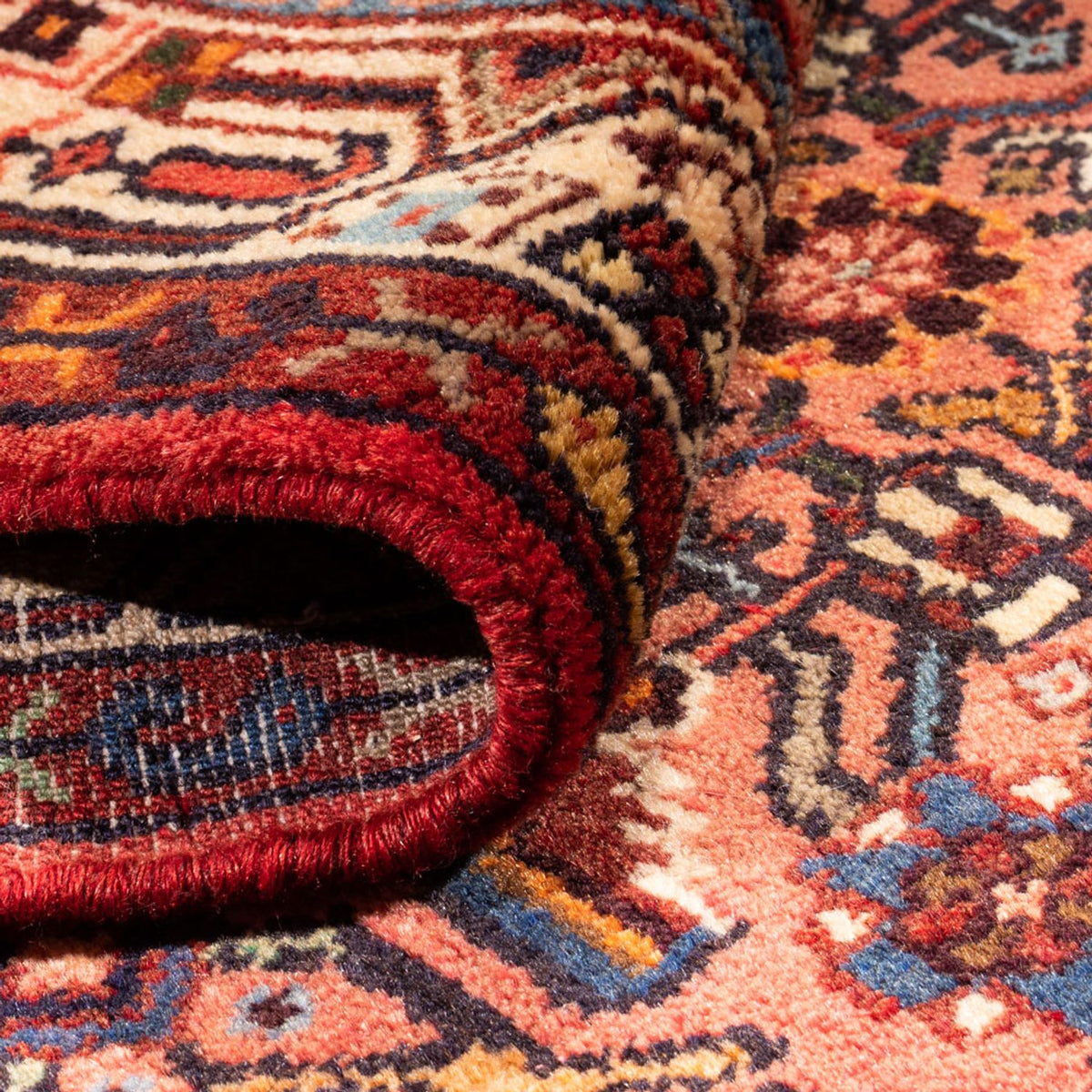 Tapis de couloir Tapis persan - Nomadic - 313 x 87 cm - rouge