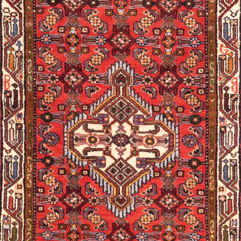 Tapis de couloir Tapis persan - Nomadic - 282 x 77 cm - rouge