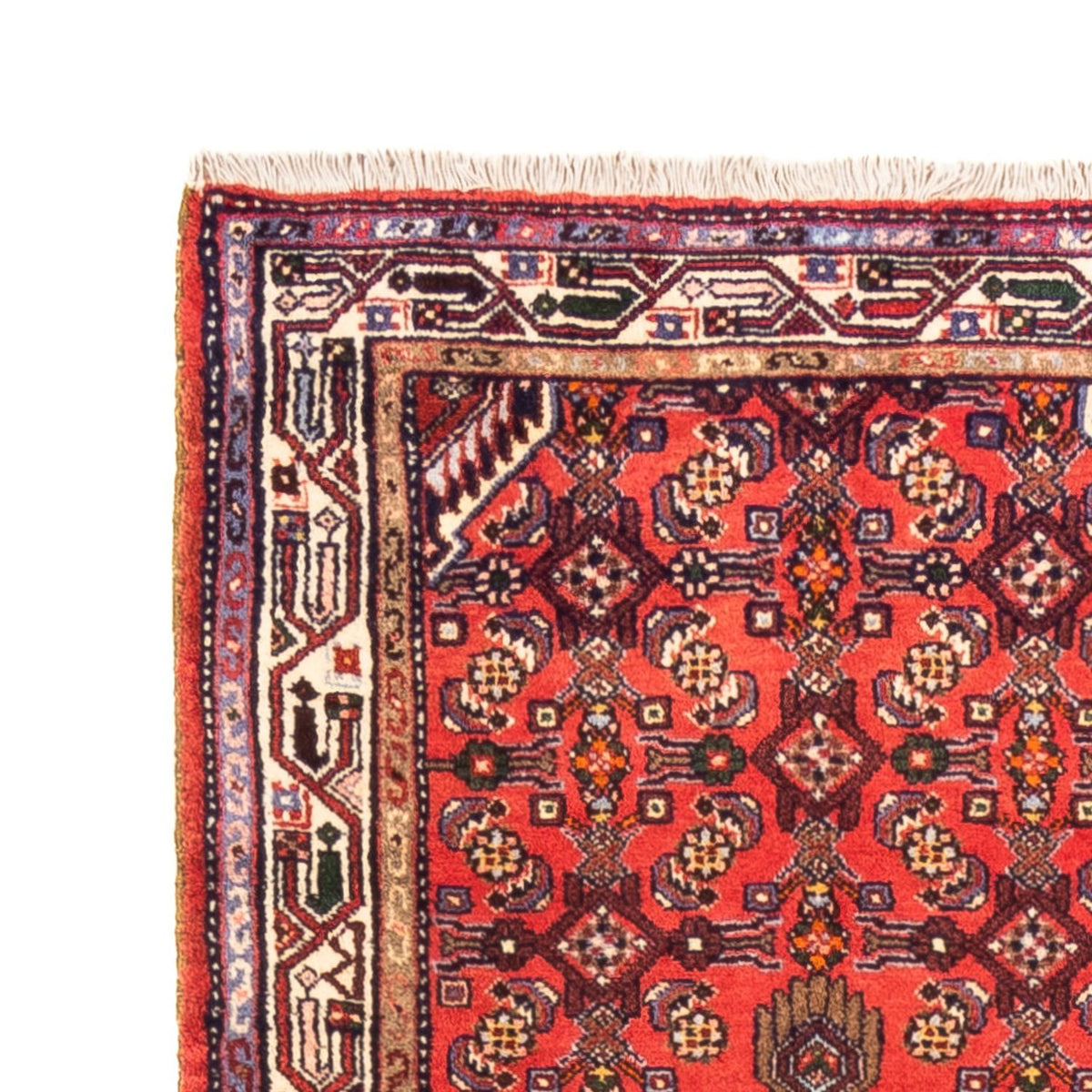 Tapis de couloir Tapis persan - Nomadic - 282 x 77 cm - rouge