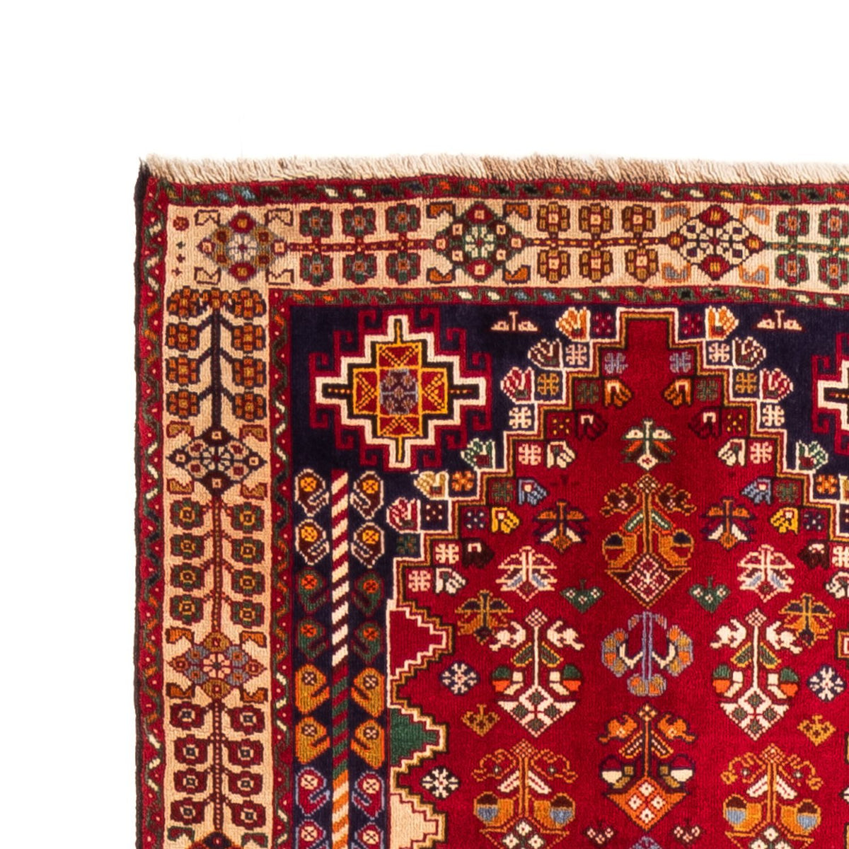 Tapis de couloir Tapis persan - Nomadic - 320 x 82 cm - rouge