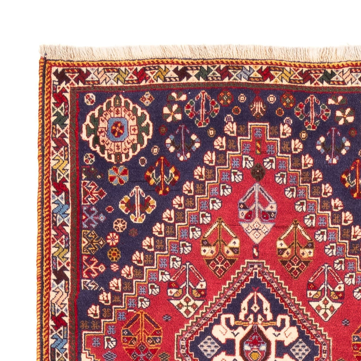 Tapis de couloir Tapis Gabbeh - Persan Kashkuli - 238 x 72 cm - rouge