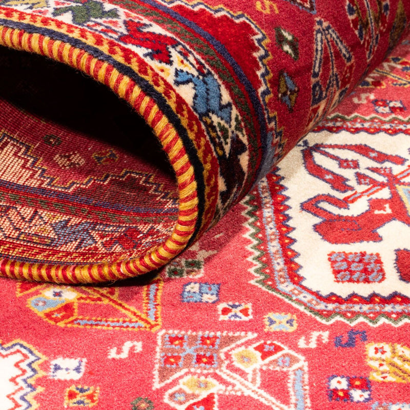 Tapis de couloir Tapis Gabbeh - Persan Kashkuli - 238 x 72 cm - rouge