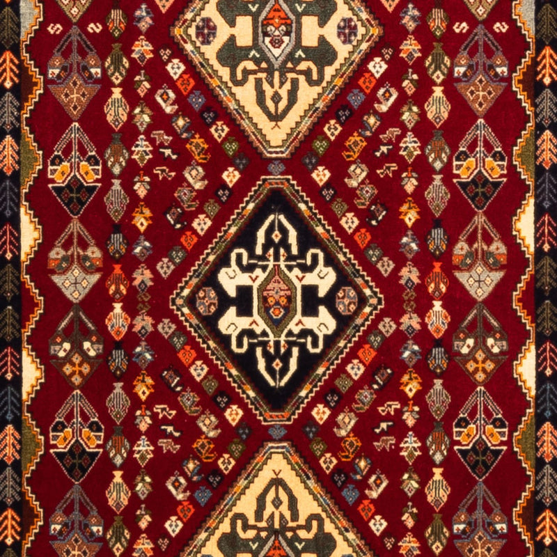 Tapis de couloir Tapis persan - Nomadic - 308 x 82 cm - rouge