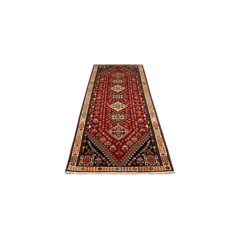 Tapis de couloir Tapis persan - Nomadic - 308 x 82 cm - rouge