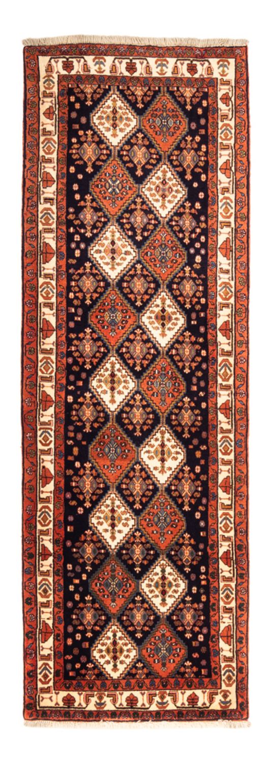 Tapis de couloir Tapis persan - Nomadic - 232 x 80 cm - bleu foncé