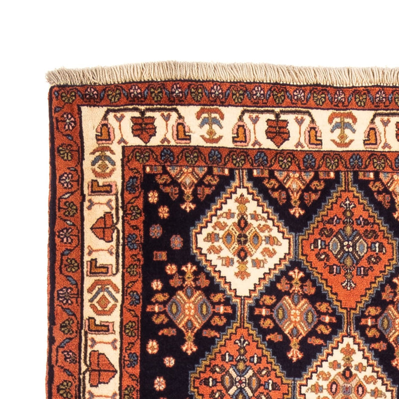 Tapis de couloir Tapis persan - Nomadic - 232 x 80 cm - bleu foncé