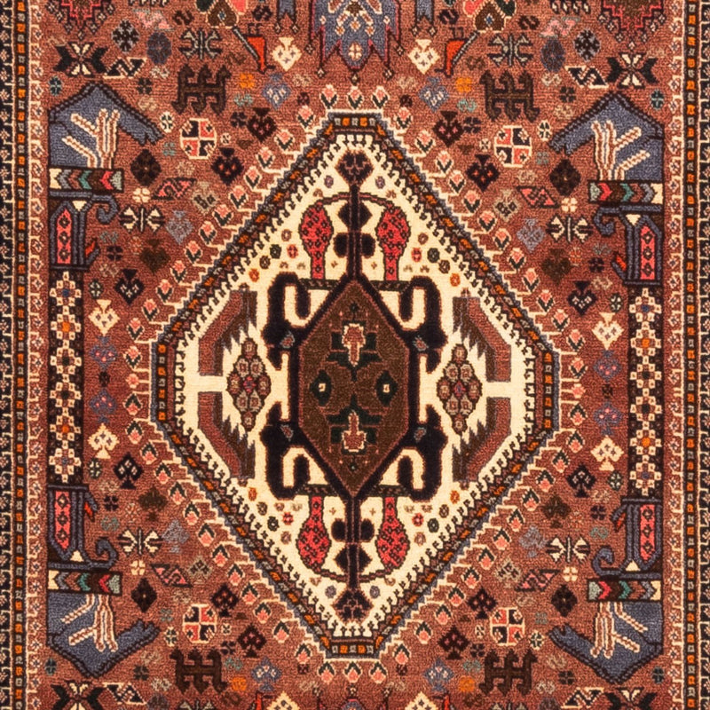 Tapis de couloir Tapis persan - Nomadic - 240 x 80 cm - marron