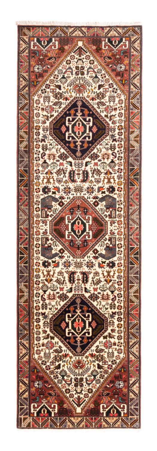 Tapis de couloir Tapis persan - Nomadic - 253 x 80 cm - crème