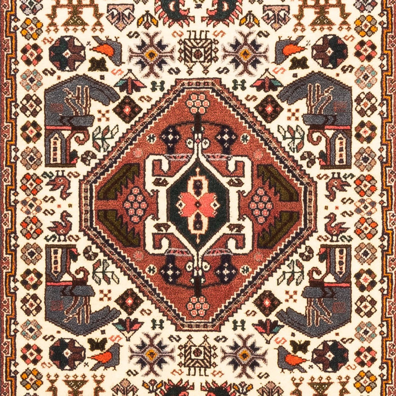 Tapis de couloir Tapis persan - Nomadic - 253 x 80 cm - crème