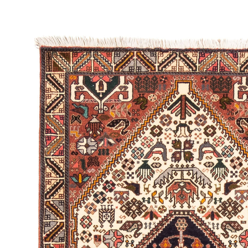 Tapis de couloir Tapis persan - Nomadic - 253 x 80 cm - crème