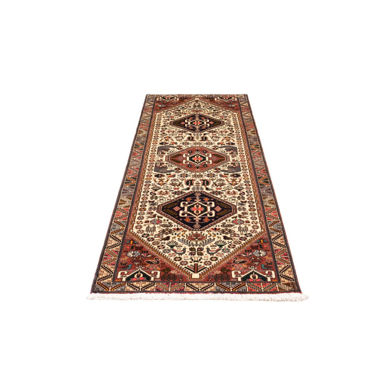 Tapis de couloir Tapis persan - Nomadic - 253 x 80 cm - crème