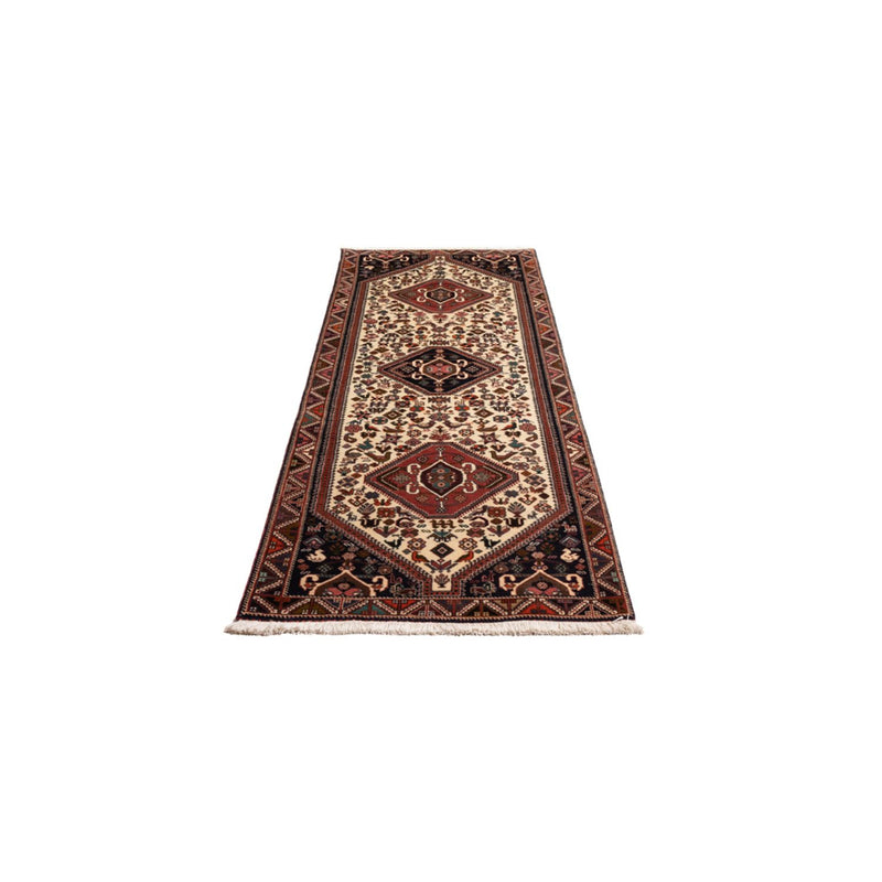 Tapis de couloir Tapis persan - Nomadic - 250 x 80 cm - crème