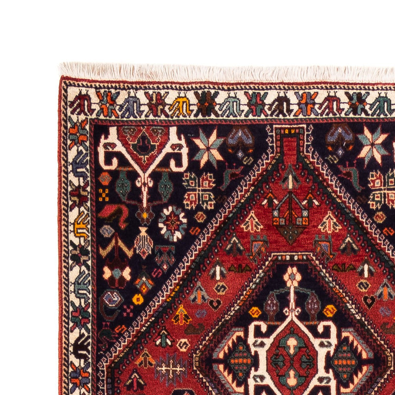 Tapis de couloir Tapis persan - Nomadic - 294 x 83 cm - rouge