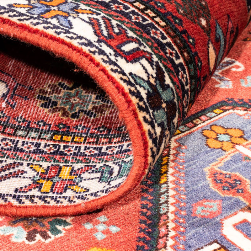 Tapis de couloir Tapis persan - Nomadic - 294 x 83 cm - rouge