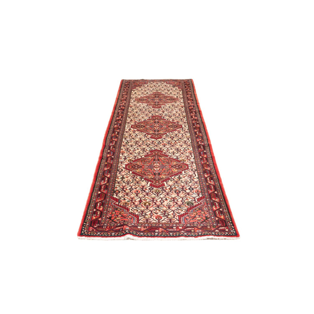 Tapis de couloir Tapis persan - Nomadic - 295 x 84 cm - crème