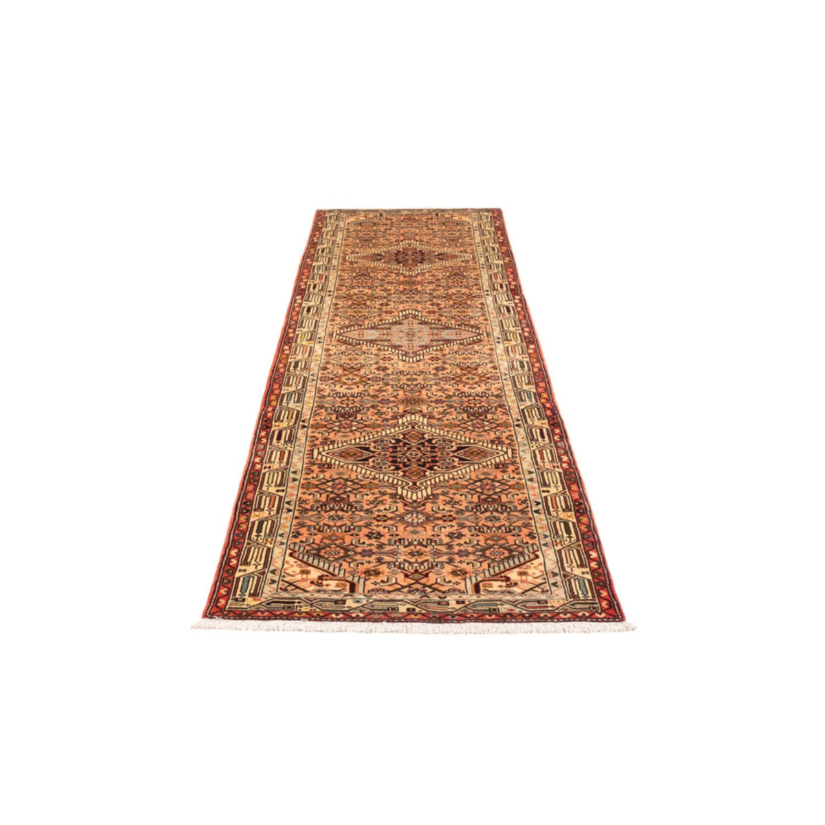 Tapis de couloir Tapis persan - Nomadic - 286 x 80 cm - rouge clair
