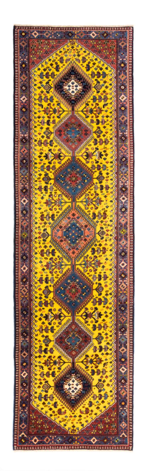 Tapis de couloir Tapis persan - Nomadic - 287 x 80 cm - jaune