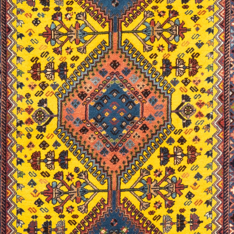 Tapis de couloir Tapis persan - Nomadic - 287 x 80 cm - jaune