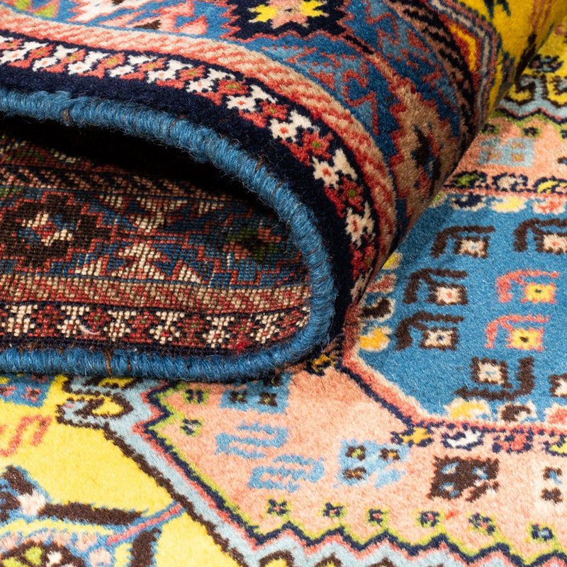 Tapis de couloir Tapis persan - Nomadic - 287 x 80 cm - jaune