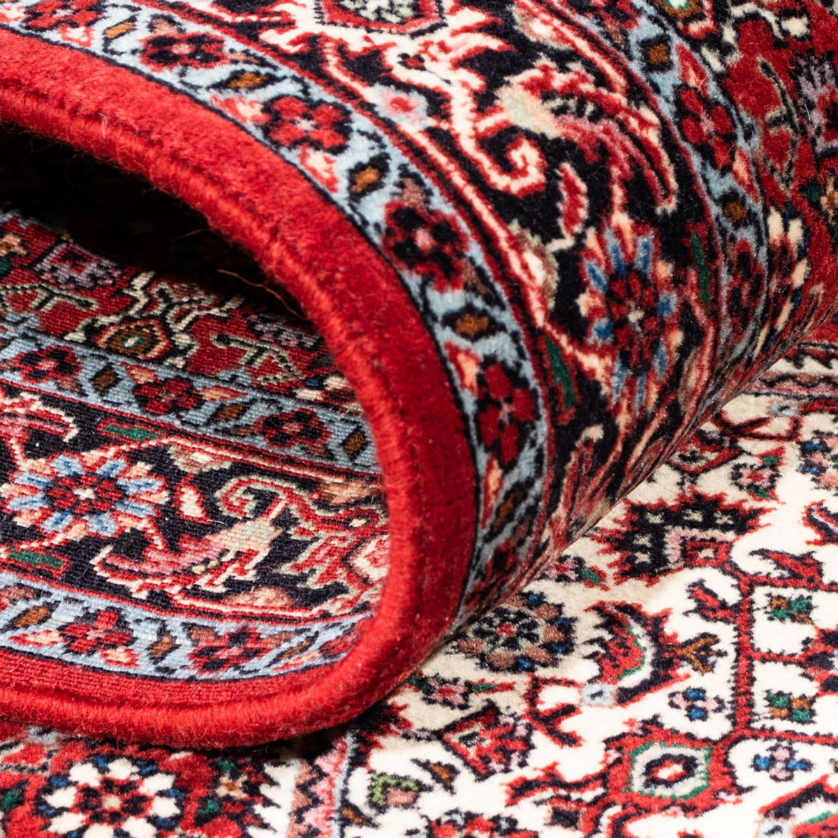 Tapis de couloir Tapis persan - Bidjar - 228 x 78 cm - crème