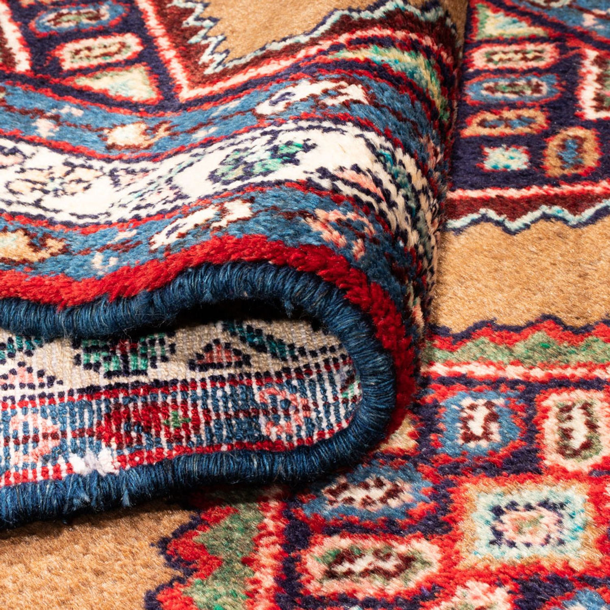 Tapis de couloir Tapis persan - Nomadic - 298 x 86 cm - marron