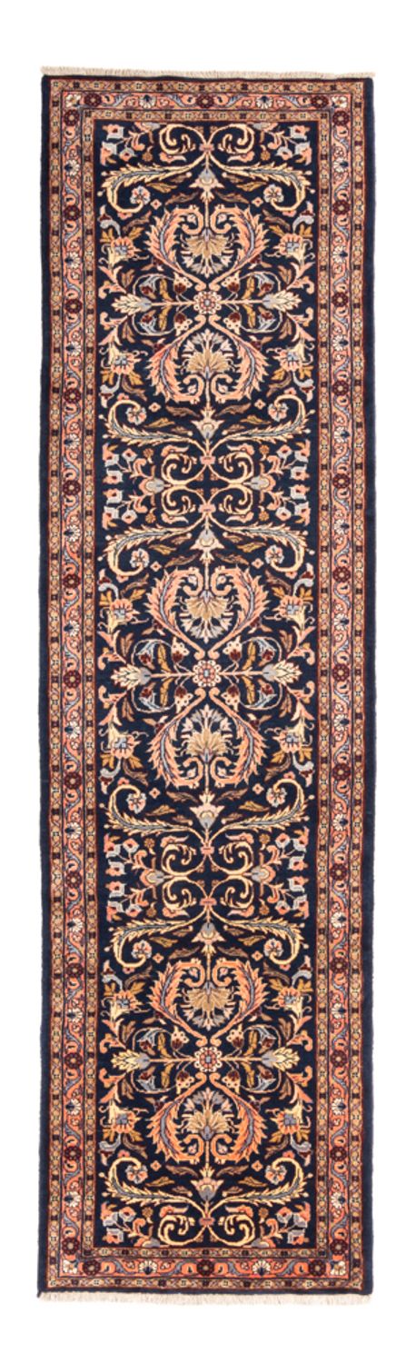Tapis de couloir Tapis persan - Nomadic - 288 x 78 cm - bleu foncé