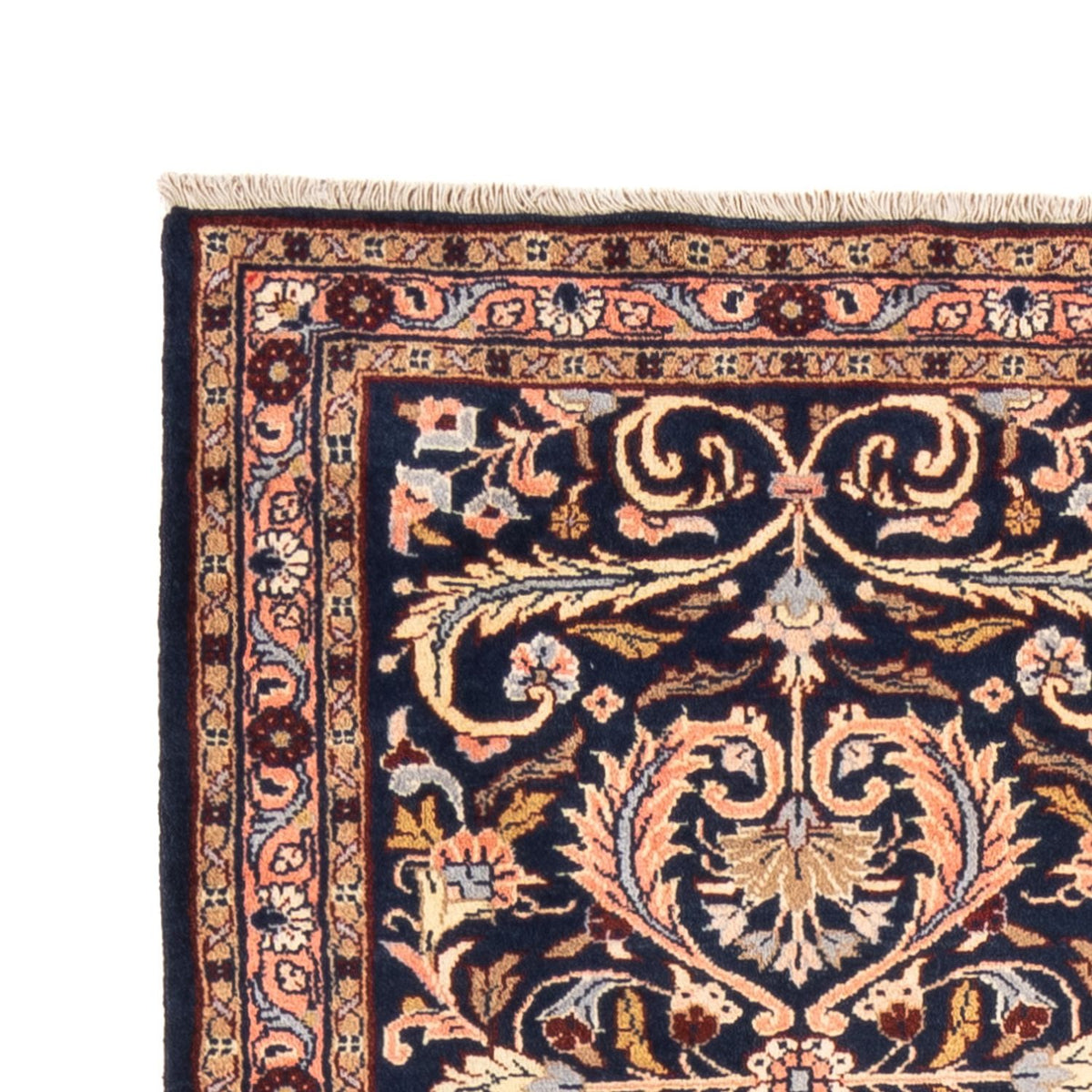 Tapis de couloir Tapis persan - Nomadic - 288 x 78 cm - bleu foncé