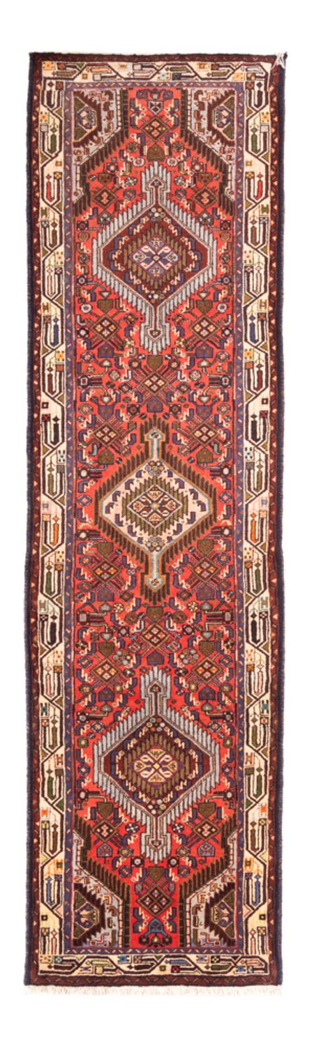Tapis de couloir Tapis persan - Nomadic - 284 x 75 cm - rouge