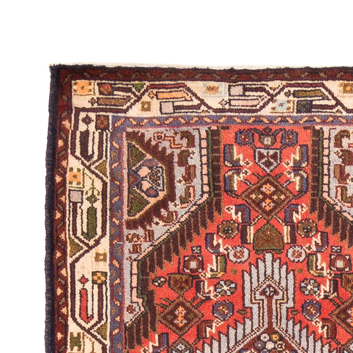 Tapis de couloir Tapis persan - Nomadic - 284 x 75 cm - rouge