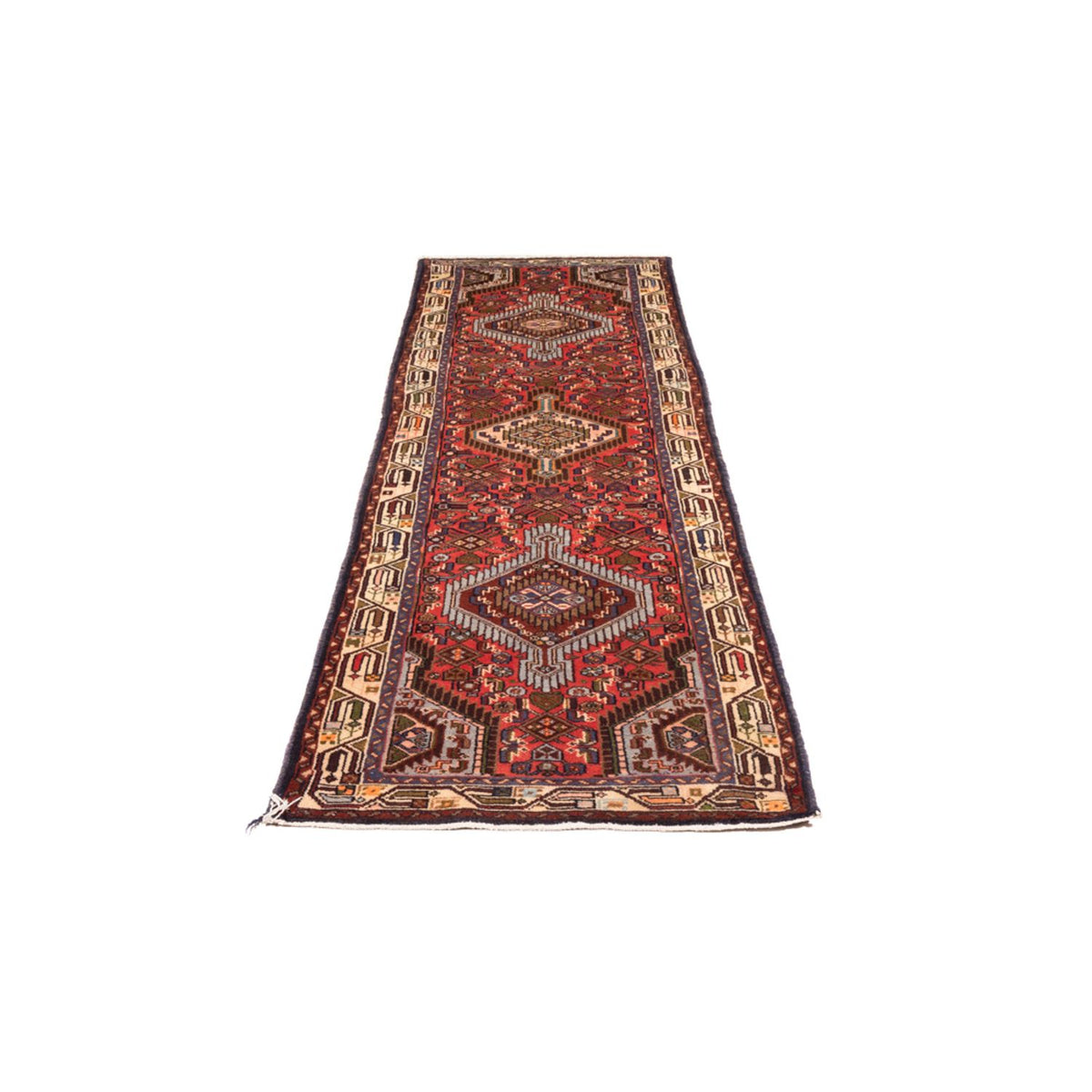 Tapis de couloir Tapis persan - Nomadic - 284 x 75 cm - rouge