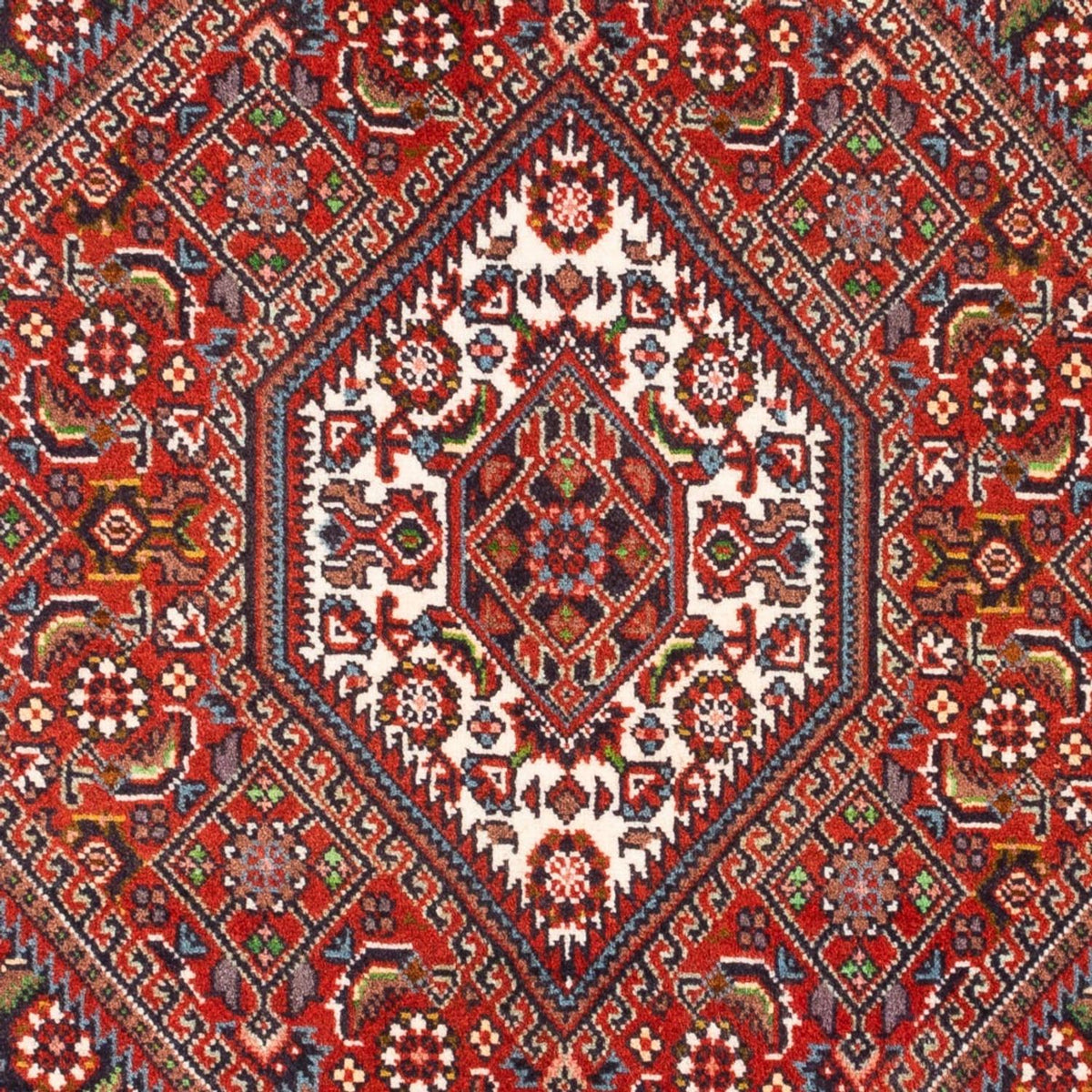 Tapis persan - Bidjar - 100 x 72 cm - rouge