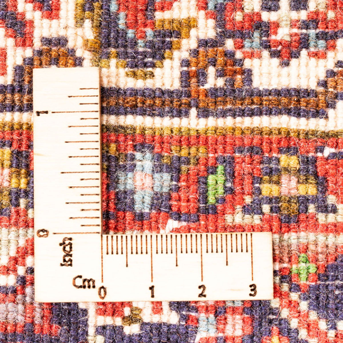 Tapis persan - Bidjar - 100 x 72 cm - rouge