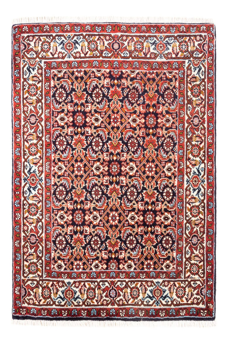 Tapis persan - Bidjar - 100 x 66 cm - bleu foncé