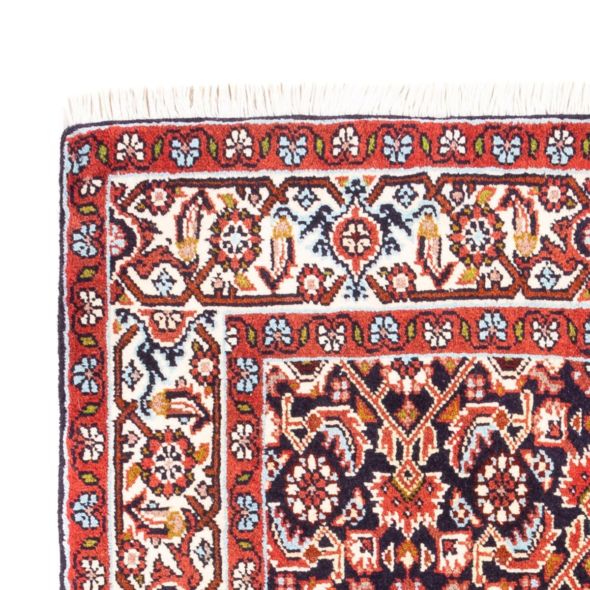 Tapis persan - Bidjar - 100 x 66 cm - bleu foncé