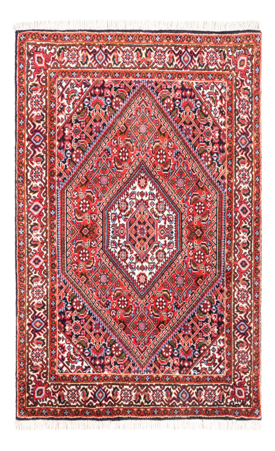 Tapis persan - Bidjar - 108 x 70 cm - rouge
