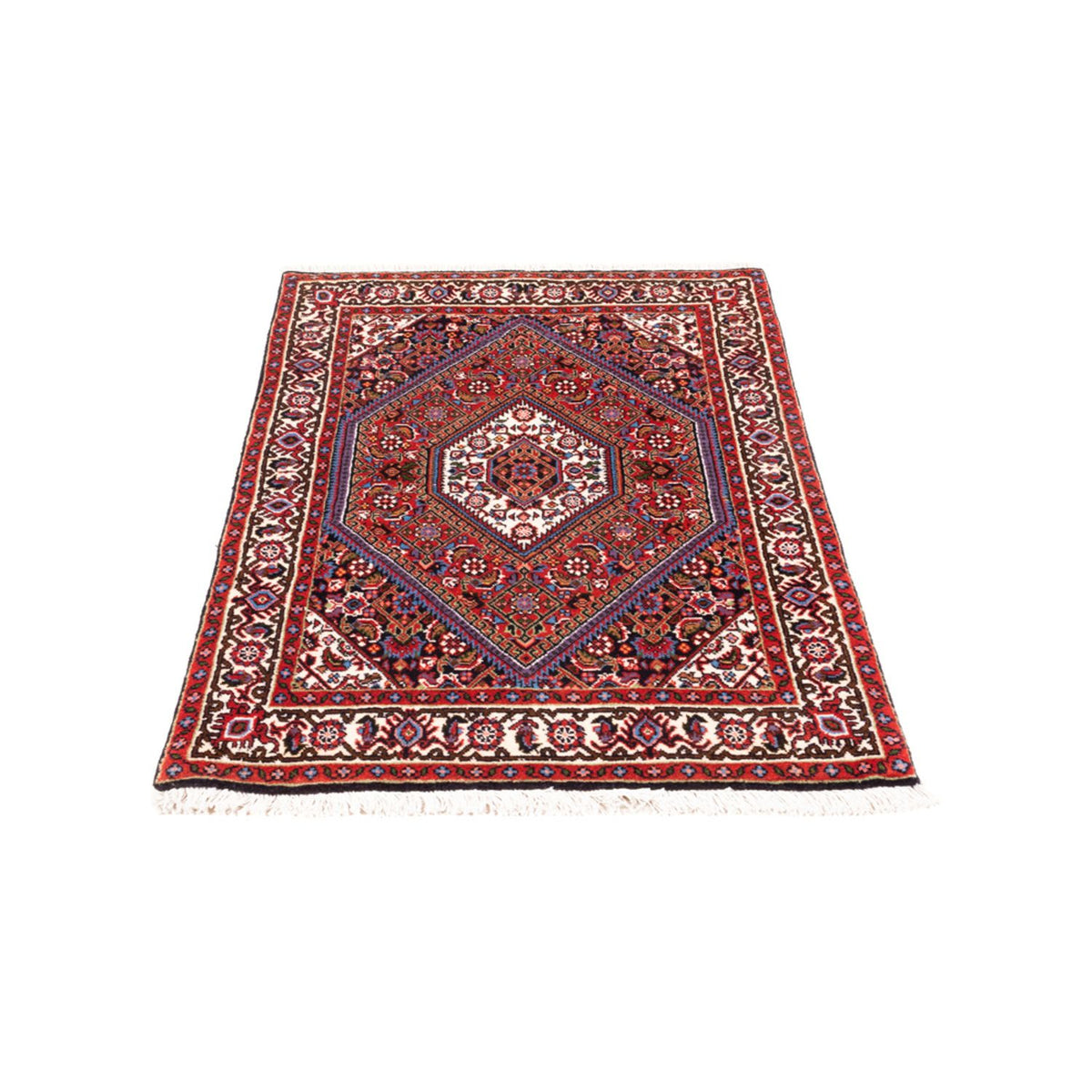 Tapis persan - Bidjar - 100 x 70 cm - rouge