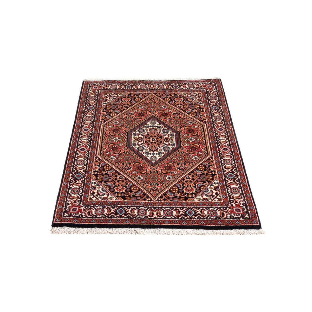 Tapis persan - Bidjar - 105 x 73 cm - rouge