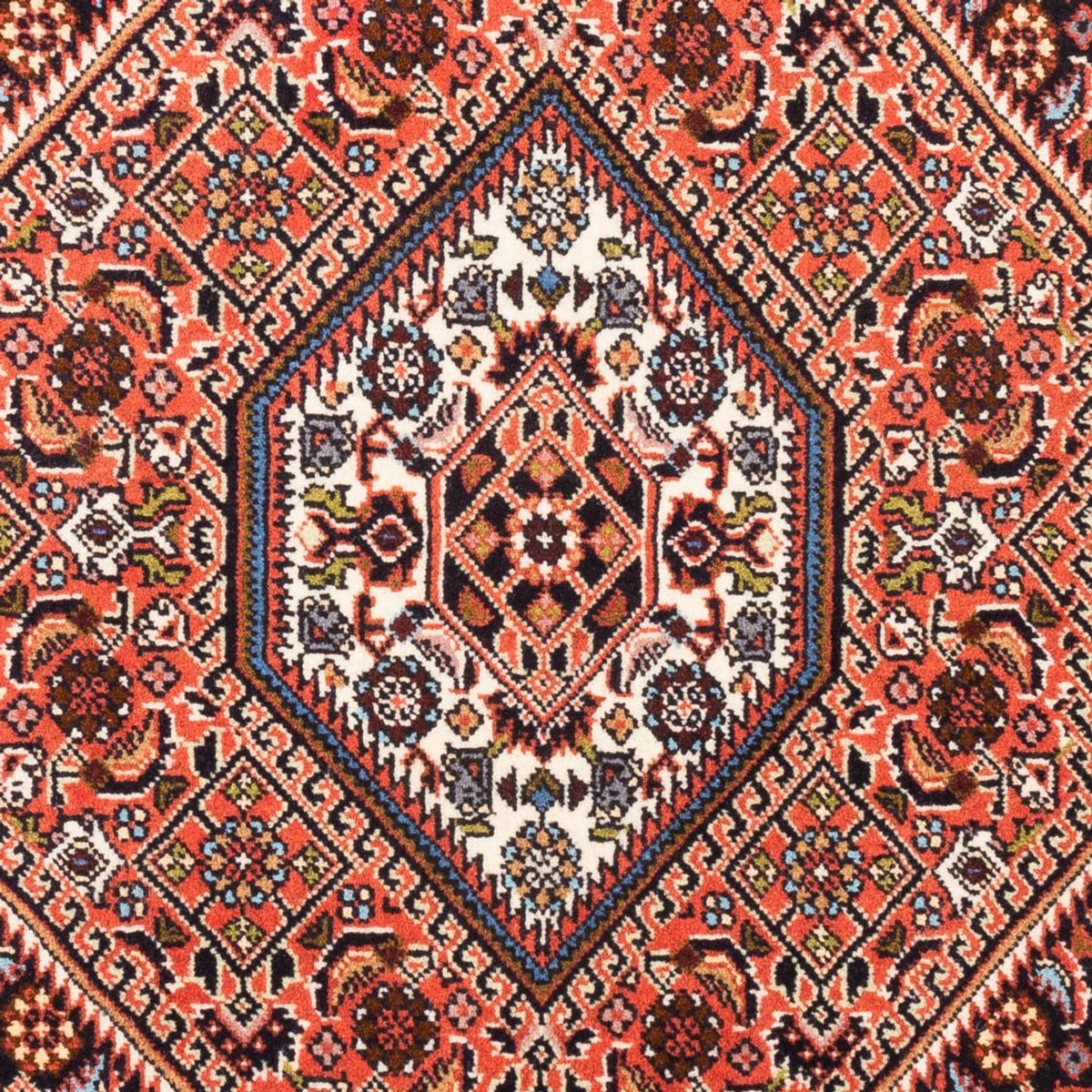 Tapis persan - Bidjar - 104 x 74 cm - rouge