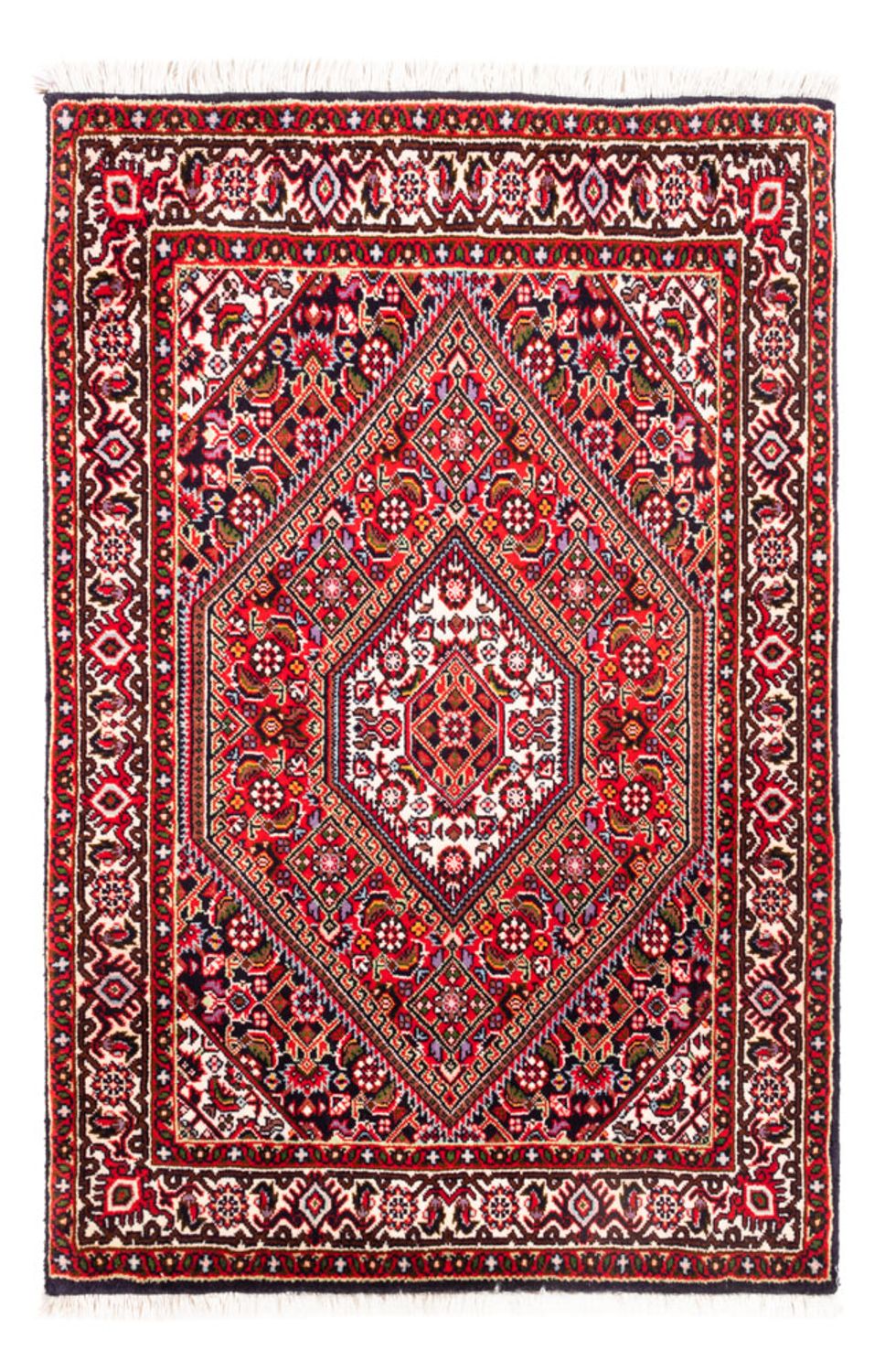 Tapis persan - Bidjar - 95 x 70 cm - rouge