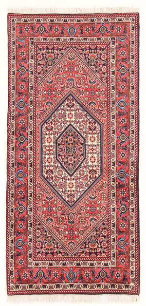 Tapis persan - Bidjar - 152 x 78 cm - rouge