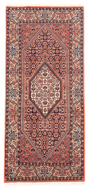 Tapis persan - Bidjar - 165 x 80 cm - rouge
