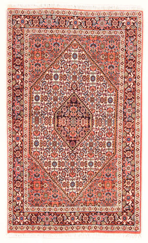 Tapis persan - Bidjar - 135 x 84 cm - rouge