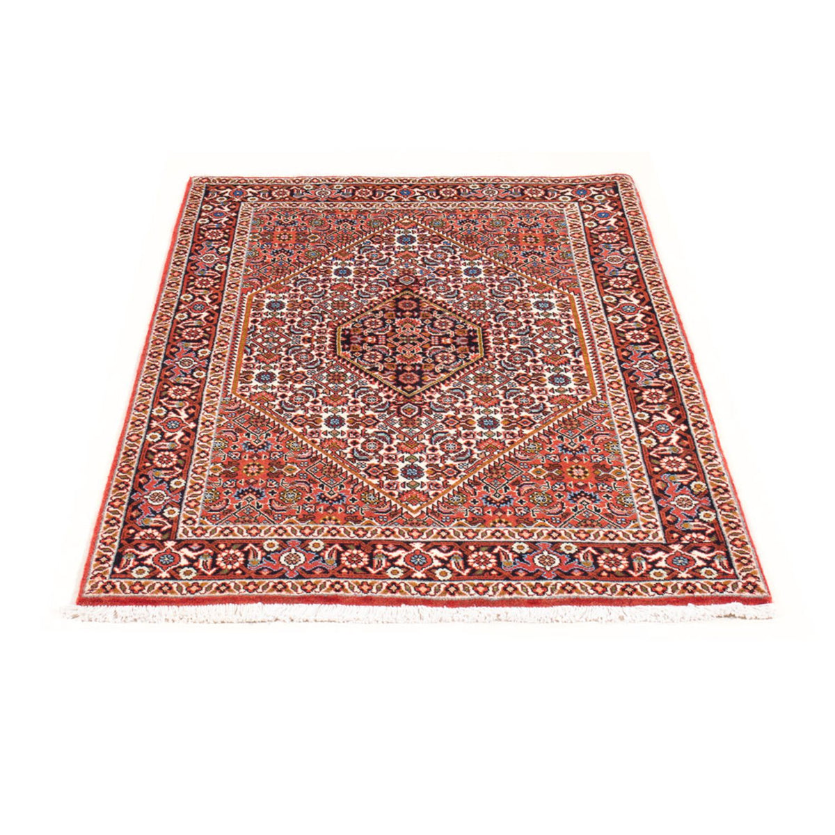 Tapis persan - Bidjar - 137 x 85 cm - rouge