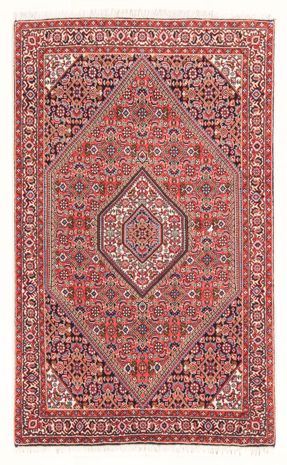 Tapis persan - Bidjar - 142 x 84 cm - rouge