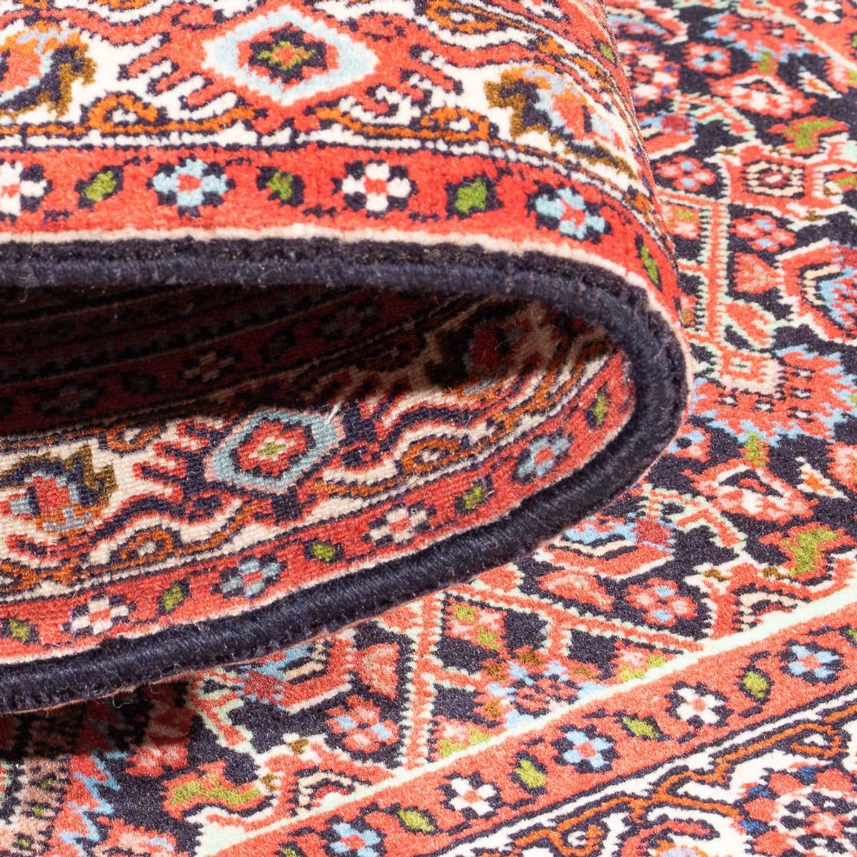 Tapis persan - Bidjar - 142 x 84 cm - rouge