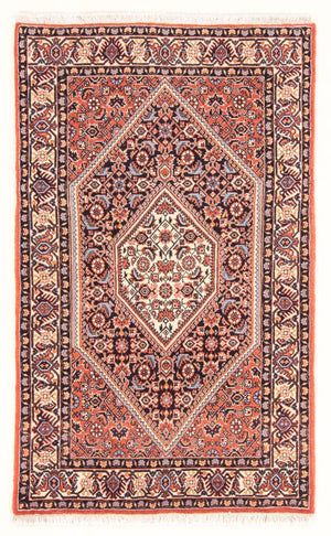 Tapis persan - Bidjar - 136 x 83 cm - bleu foncé