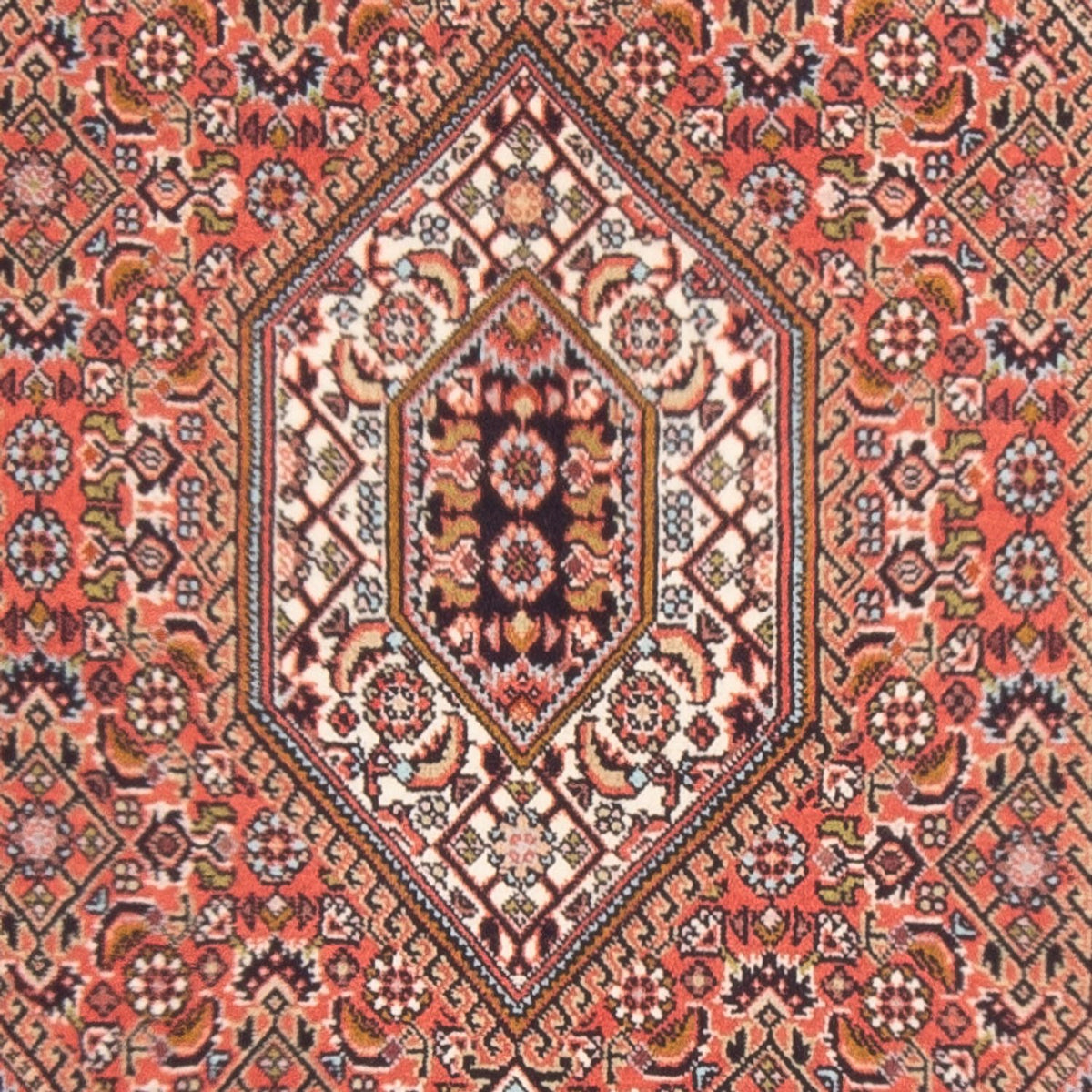 Tapis persan - Bidjar - 132 x 84 cm - rouge