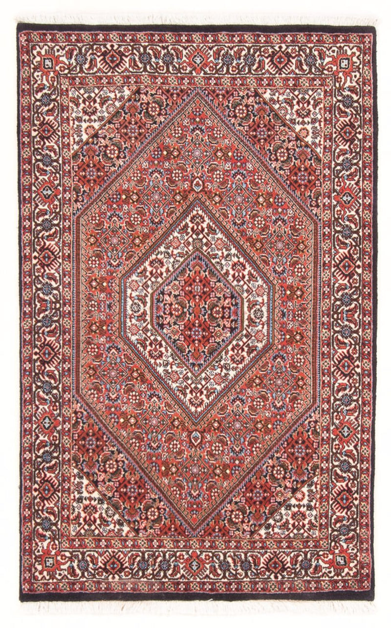 Tapis persan - Bidjar - 134 x 88 cm - rouge