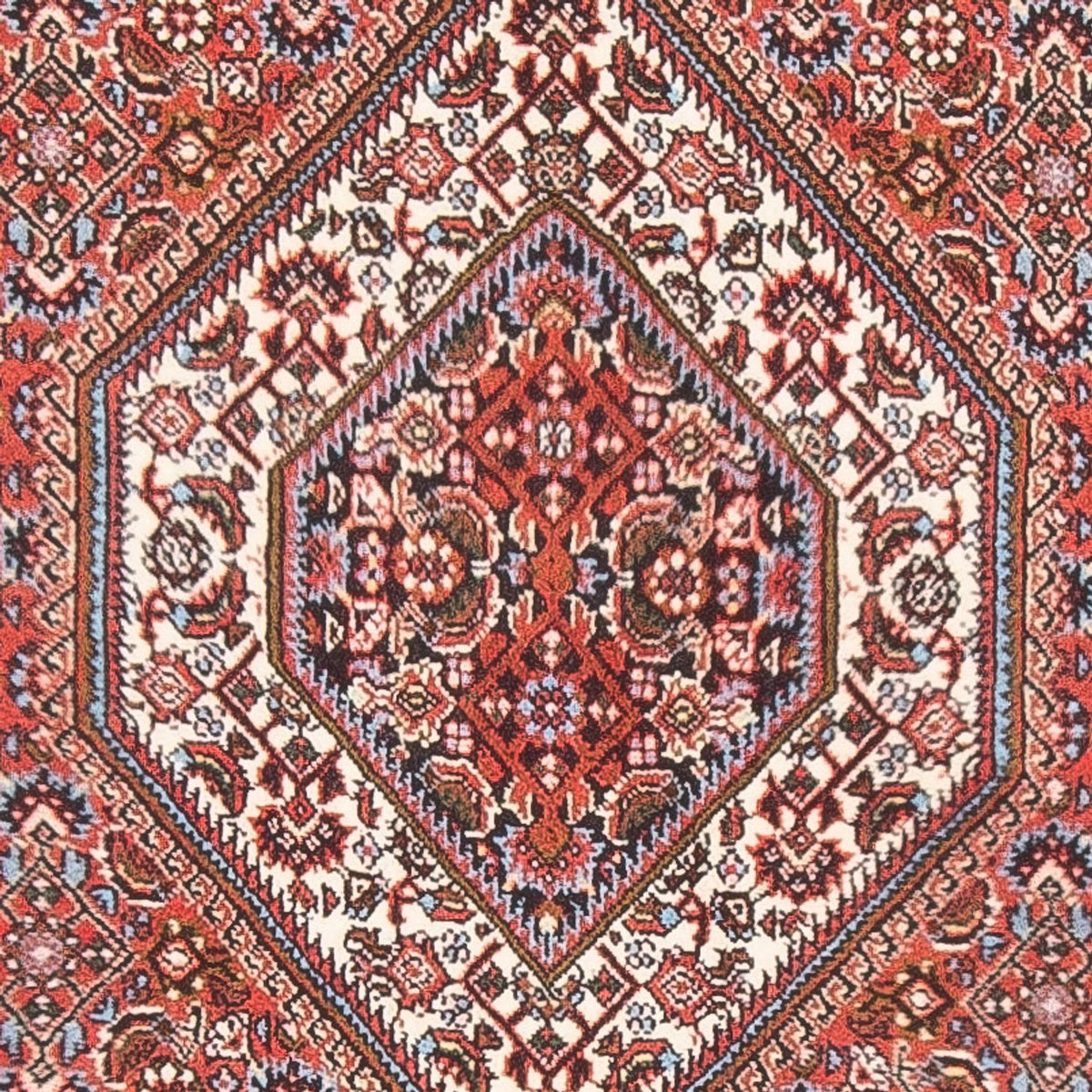Tapis persan - Bidjar - 134 x 88 cm - rouge